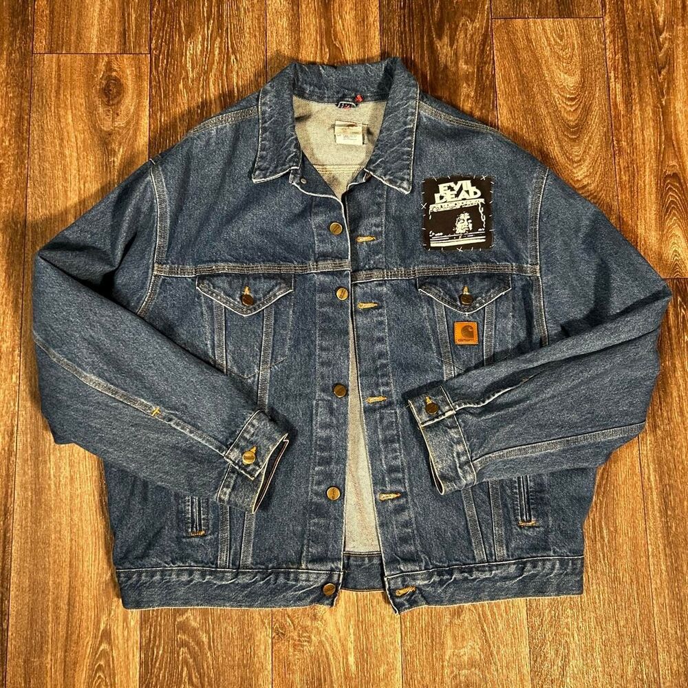 Carhartt Men's Blue and Navy Jacket